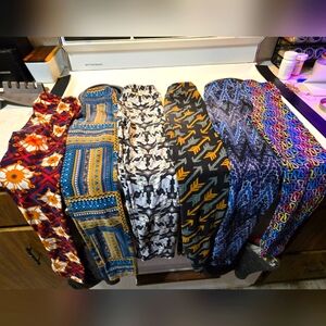 6 Girls Size 10/L/XL Lula Roe Leggings